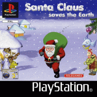 Santa Claus Saves the Earth PAL Playstation PAL box art